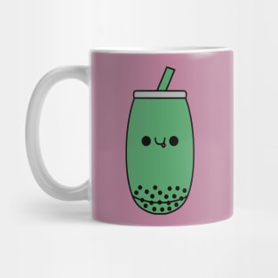 Cute Matcha Bubble Tea - Kawaii Boba Tea Mug